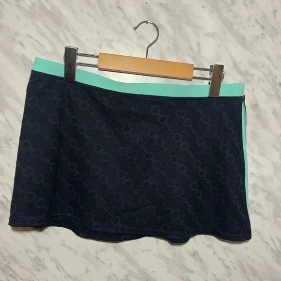 Anne Cole Swim Skirt Blue Grey Size  Medium - Picture 2 of 6